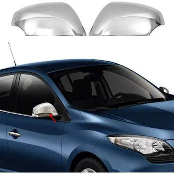 Nerez kryty zrcátek Renault Megane 2008-15, Fluence 2010+