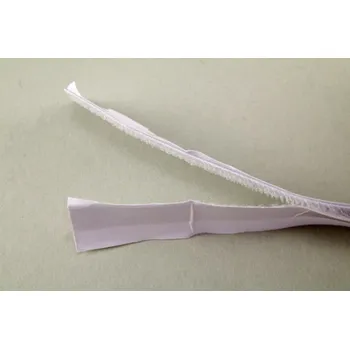 Zip Nalepovací suchý zip - bílá - šířka 2 cm