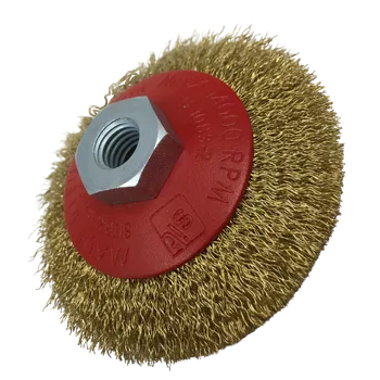 Brusný kotouč SIT Kónický kartáč kadeřavý - pomosazená ocel, průměr 90 mm (CO90E)