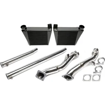 Turbodmychadlo TA Technix intercoolery + downpipes bez katalyzátoru Audi RS4 (A4 / B5)