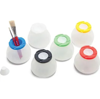 Umělecký štětec Nádobky na štětce a vodu
