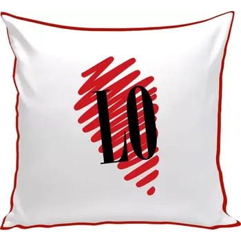 Polštář Polštář barevný 32x32 cm Srdce LOVE - LO