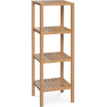 police Regál VARADERO 4P, lakovaný bambus + PROVĚŘENO zákazníky + vyzvednutí ZDARMA