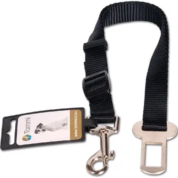 Vodítko pro psa Tommi Bezpečnostní pás do auta 20 mm 40 cm černý