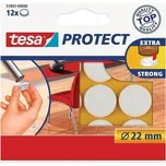 Plstěné samolepicí podložky Protect 57893, bílá, 22 mm, TESA ,balení 12 ks TESA