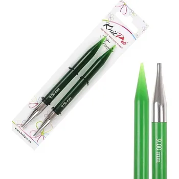 Jehlice Vyměnitelné akrylové jehlice Knitpro Trendz 9 mm