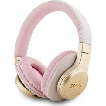 Sluchátka Bezdrátová bluetooth sluchátka Guess Script Logo Barva: Růžová