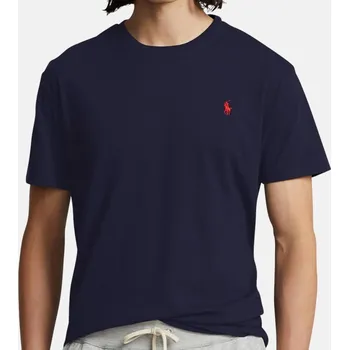 Pánské tričko Pánské modré triko Ralph Lauren - Velikost M, Barva Modrá 55658 710707087004