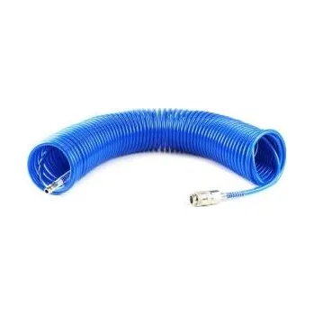 Příslušenství ke kompresoru Hadice vzduchová spirálová s rychlospojkami, rozměr 5x8mm 20m PE 16123
