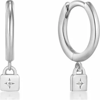 Náušnice Dámské náušnice Ania Haie E032-01H Mincovní stříbro Šedá (1,5 cm)