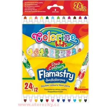Fixy 12ks - 24barev Colorino Duo