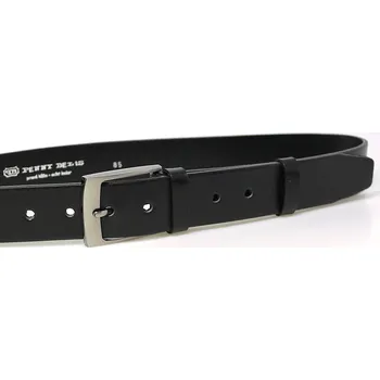 Módní doplněk PENNY BELTS Kožený opasek 34-60 černý - 100 cm