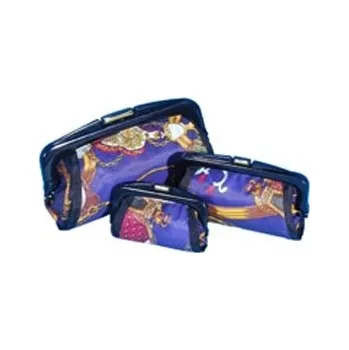 Kosmetická taška COSMETIC ETUE Nylonové etue set 3ks 25x14x6cm