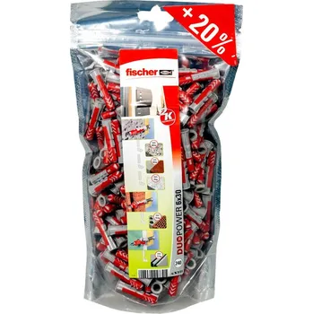 Hmoždinka Fischer Duopower Univerzální hmoždinka, 30 mm, ø 6 mm, 240 ks 536382