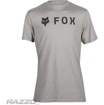 Pánské tričko Pánské tričko FOX Absolute SS Prem Tee Heather Graphite F24 XL