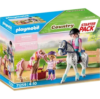 Stavebnice Playmobil 71259 Starter Pack Péče o koně