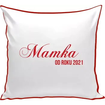 Polštář Polštář barevný 32x32 cm Mamka od roku
