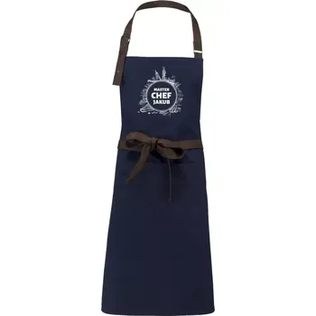 Kuchyňská zástěra Zástěra Kariban Vintage Master Chef se jménem, jídlo