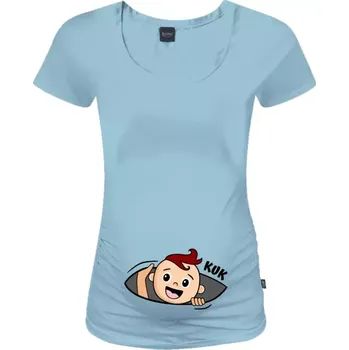 Těhotenské tričko Johanka Kuk - chlapeček