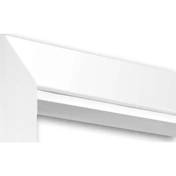 Zárubeň Doornite Obložková zárubeň 70 L, 728 × 1983 mm, fólie, tloušťka zdi: 80–90 mm, levá, bílá C1ZOWK.0700L080.MA09S65