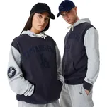Mikina přes hlavu New Era MLB TEAM PATCH OVERSIZE HOODY LOS ANGELES DODGERS modrá 60424434 - M | UK 6,5 | US 9