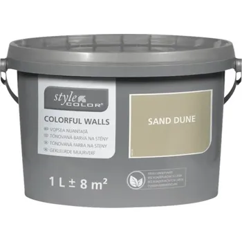 barva na zeď Barva na zeď StyleColor Sand dune okrová 1 l