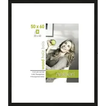 Fotoalbum Fotorámeček Apollo, 50 × 60 cm, dřevěný, černý 8988026