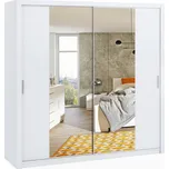 Gib Moderní šatní skříň s posuvnými dveřmi Veria 220 Barevné provedení: Bílá