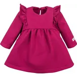 Eevi Dětské šaty s volánky SIMPLY COMFY bordó - 98