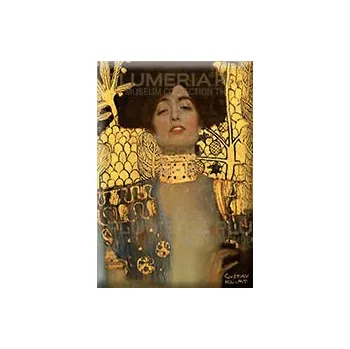 Dekorativní magnet Plumeria Plu - Magnetka Gustav Klimt, Judith I - 8 x 5,5 cm