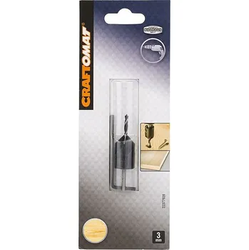 Vrták Craftomat Vrták do dřeva se zahloubením, ø 3 × 60 mm, tvrzená ocel 2.609.25B.044