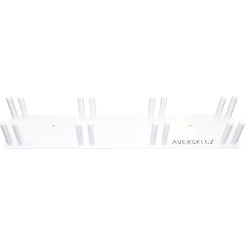 Běžky AVEX SPORT Držák na lyže a běžky - 4 páry, bílá