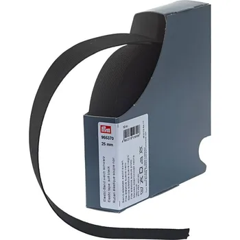 Galanterie PRYM Pruženka jemná, 25 mm, černá, 10 m