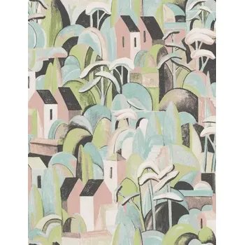 Tapeta Vliesová tapeta na zeď, krajina s domečky, ILA001, Aquila, Khroma by Masureel