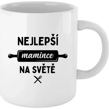 Hrnek 330 ml - bílý Nejlepší mamince na světě - váleček