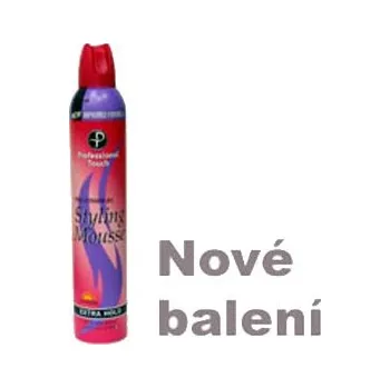 Stylingový přípravek PROFESSIONAL TOUCH Pěnové tužidlo na vlasy EXTRA FIRM • 400ml
