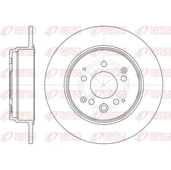 Brzdový kotouč Brzdový kotouč REMSA 61157.00