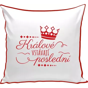 Polštář Polštář barevný 32x32 cm Králové vstávají poslední