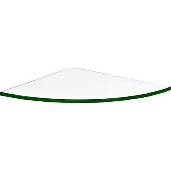 police Corner Skleněná police, 25 × 25 × 0,8 cm, čiré sklo 30326