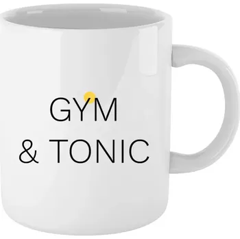 Hrnek 330 ml - bílý Gym & Tonic