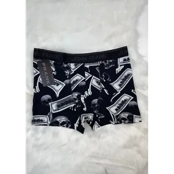 Pánské spodní prádlo Pánské boxerky John Frank JFBDMOD108 XL černá