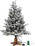Zasněžený vánoční 3D stromek s…