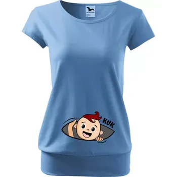 Těhotenské tričko Malfini City Kuk - chlapeček