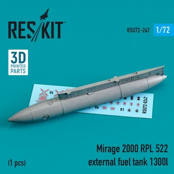 Plastikový model 1/72 Mirage 2000 RPL 522 external fuel tank 1300l