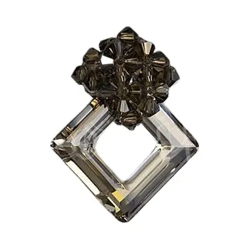 Přívěsek Přívěsek se Swarovski Elements kosočtverec 34066.5 Silver shade