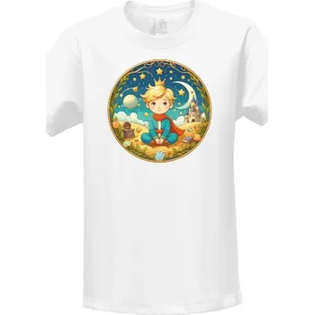 Chlapecké tričko Tričko s potiskem malý princ na své vysněné planetě dětské