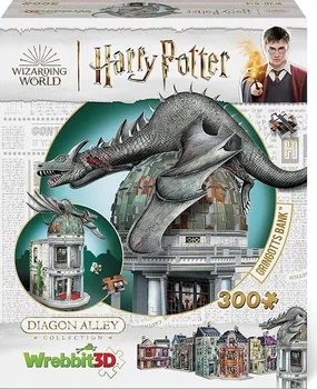 3D puzzle Wrebbit Harry Potter Gringottova banka 300 dílků