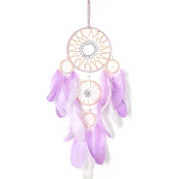 Lapač snů Lapač snů - Perličkový, fialovo bílý