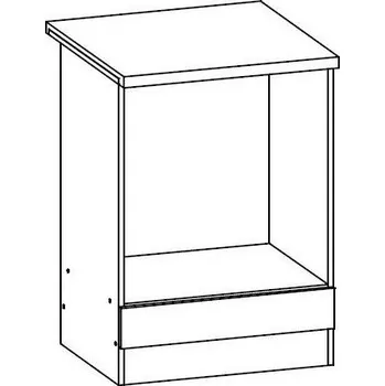 Kuchyňská linka BELISA, skříňka na vestavnou troubu, dub wenge + PROVĚŘENO zákazníky + vyzvednutí ZDARMA