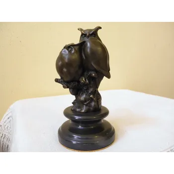 BRONZOVÁ SOCHA - SOVY